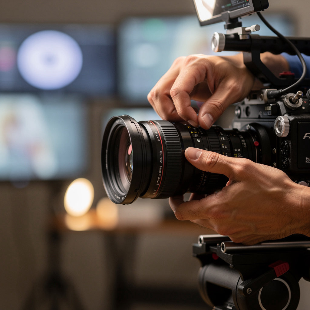 O'Four Video Co. portfolio showcase featuring professional video production and website creation projects for businesses