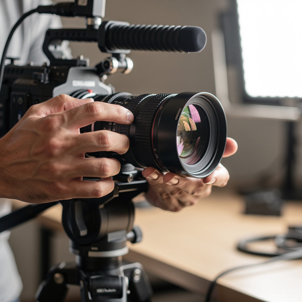 O'Four Video Co. professional team collaborating on video production and website creation projects for local businesses